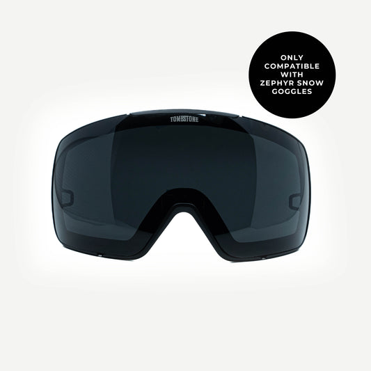 Black Snow Lens | Zephyr Snow Goggles