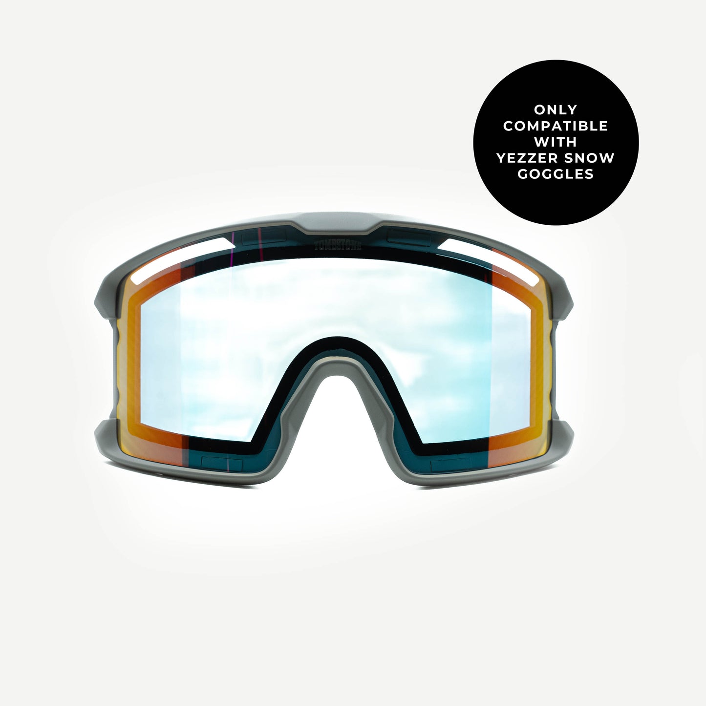 Low Light Snow Lens - Red/Orange | Ash Yezzer Snow Goggles