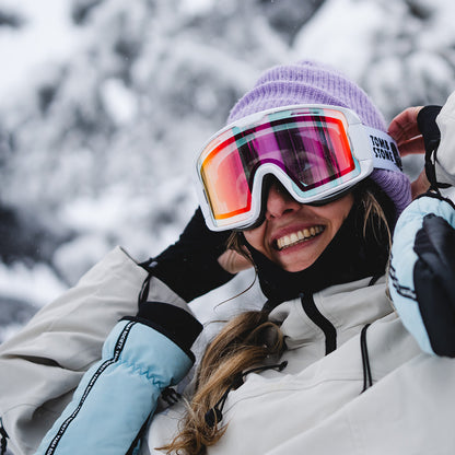 Low Light Snow Lens - Red/Orange | Kane Yezzer Snow Goggles