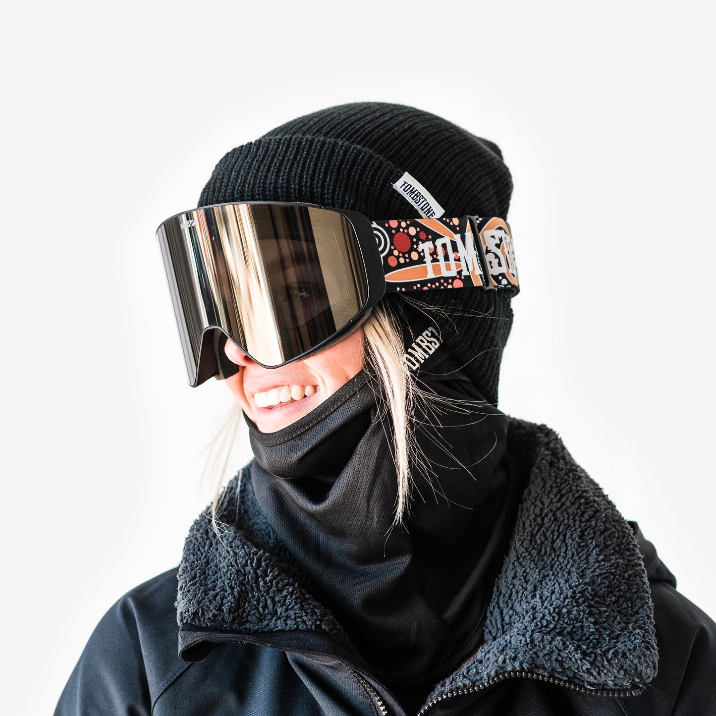 Black/gold Lens | Summit Snow Goggles