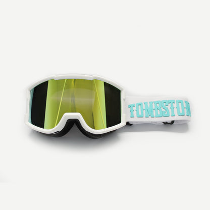 Groms Aqua/White | Kids Snow Goggles